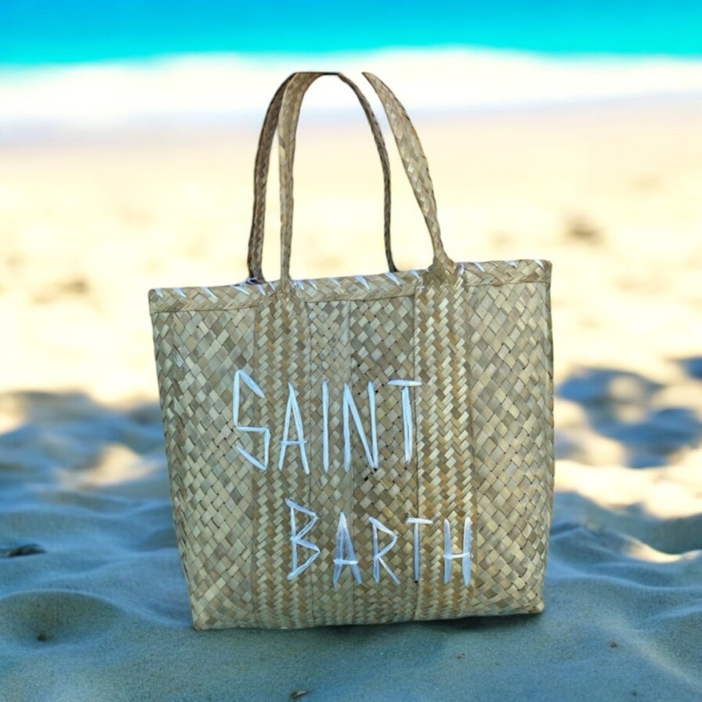 Saint Barths Handmade Travel Bag Beach Bag Tote Bag NEW